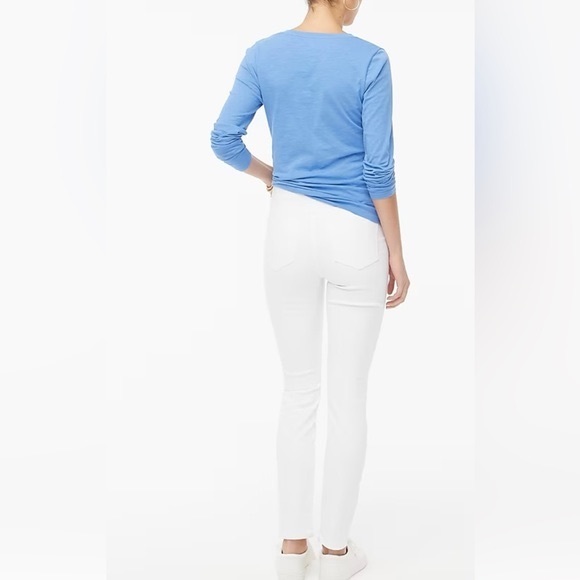 J.Crew Factory White Maternity Jean in Signature Stretch Size 29 - Picture 3 of 12